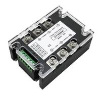 Regulador de potencia regulador de voltaje CA trifásico tiristor 380V relé de estado sólido atenuación 25A-400A Control de potenciómetro 1 Uds(With Heatsink Fan,200A(37.5KW))