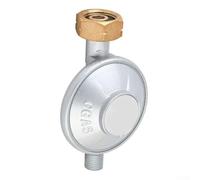 Regulador de presión de 30 mbar para botellas de gas propano, salida de 50 mbar con conexión G1/4 LH, válvula reductora de baja presión para piezas de repuesto para barbacoa y parrilla, compatible con