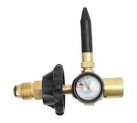 Regulador de presión de helio con roscas CGA580 y G5/8, válvula de llenado de gas de latón, para dispositivos de inflado, entrada de 1-200 bar, salida de 1 MPa, válvula reductora de gas de latón G5/8