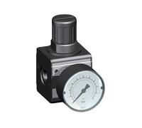 Regulador de presión de precisión G1/4'' 2100l/min 0.5-16.0bar/7-232psi Cilindro de fundición de zinc con cerradura Multifix 1