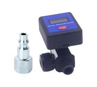 Regulador de presión del compresor de aire con manómetro 150 PSI - Válvula de control de precisión para herramientas de pulverización - Separador de aceite de trampa de agua en línea - 1/4 NPT