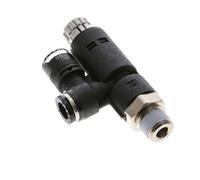 Regulador de presión neumático 8mm - R1/4'' con manómetro