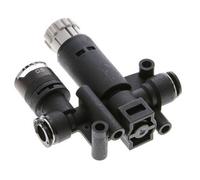 Regulador de presión neumático de 6 mm con manómetro