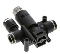 Regulador de presión neumático de 8 mm con manómetro