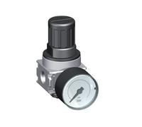Regulador de presión para ensamblaje de colector G1/4'' 1450l/min 0.5-10.0bar/7-145psi de fundición de zinc con manómetro de 40 mm Multifix 0