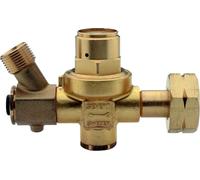 Regulador de presión para propano o manómetro, 4 bar, 12 kg/h, conexión W 21,8x1/14 pulgadas, conexión izquierda/derecha, marca SIEVERT
