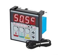 Regulador de temperatura para HP-54 con 4 niveles de control, sensor integrado para ventilador/calefacción/refrigeración, CA 220 V 100 A, cable de 2 m, panel de control/montaje en pared, carcasa ABS