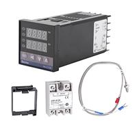 Regulador de temperatura PID -50 ℃ ~ 1300 ℃ Dual Digital SSR Salida para hornos industriales Impresora 3D Control de laboratorio AC 110 V-240 V