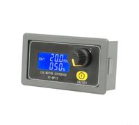 Regulador de velocidad del motor CC 12 A 360 W para regulador de intensidad PWM con pantalla LCD, arranque y parada suave 0 - 99,9 s, para motores DC 6-30 V e iluminación LED (XY-MP12)
