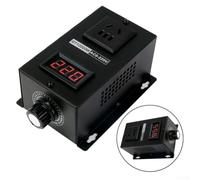 Regulador de voltaje 220 V 40 A para controlador PWM para calefacción | 0-220 V infinitamente ajustable, ideal para calentadores, taladros, regulación de temperatura, curva de voltaje suave