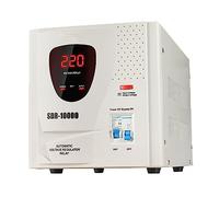 Regulador de Voltaje,220V Estabilizador de Voltaje Monofásico Automático de Alta Precisión para Uso Doméstico Protector Regulador de Voltaje para Electrodomésticos Inestables,10KW