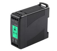 Regulador de Voltaje 24V para Baterías Litio Balanceador Conexión Paralela Pantalla LCD Instalación Carril DIN 85x75mm