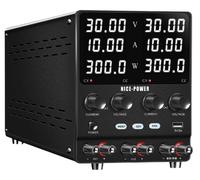 Regulador de voltaje ajustable, 60V, 5A, doble canal - Fuente de alimentación y convertidor de corriente continua para laboratorios profesionales