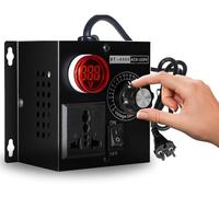 Regulador de voltaje DEWIN, controlador de velocidad para motor AC de 230V, 220V, 4000W, regulador de voltaje SCR, controlador de velocidad para motor y ventilador, regulador de intensidad, herramient