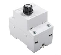 Regulador de voltaje electrónico 220 V 10 A para motores de ventilador, regulador de luz, regulador de temperatura, control de fase de corte de fase, montaje en carril DIN, color blanco