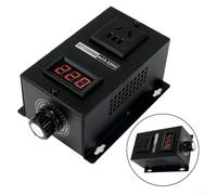 Regulador de voltaje monofásico con pantalla LED digital para control de temperatura del calentador de CA 220v y ajuste de taladro eléctrico hasta 10000w unidad de vivienda de capacidad de carga