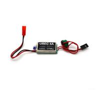 Regulador de voltaje para sistemas RC sin escobillas con salida de 4a 6a 8a y ajustes de 5v 6v 7.4v con filtro magnético para señal estable en modelos de aviones y coches (4A BEC)