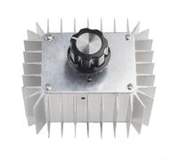 Regulador de voltaje SCR de 5000 W, 220 V, con carcasa - Regulador de velocidad para motores y reguladores, termostato para cables de calefacción, controlador de CA robusto