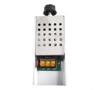 Regulador de voltaje SCR de 6000 W con carcasa, control de velocidad AC 220 V para cargas de resistencia, cables de calefacción y motores, tiristor 41A, para FR-4 robusto, regulador industrial para