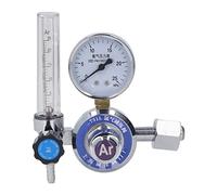 Regulador y medidor de gas argón de doble calibre, modelo YQAR 731L con cuerpo de latón y entrada G5/8 para procesos de soldadura TIG, MIG y blindados