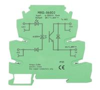 Regun Módulo de relé de estado sólido, MRD - 060D2 módulo de relé de estado sólido ultrafino de 6,2 mm, entrada 4-32v DC NO, para válvulas solenoides de corriente continua neumáticas