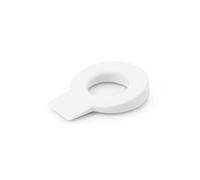 REI RETENEDOR DE CUÑA para Puerta COLGABLE Lock Mod.660 DE PLÁSTICO Blanco Mate