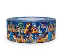 Reis of London Cinta de regalo para fiesta de Navidad de Mickey de 2 m x 22 mm de ancho, cinta de decoración e ideas de decoración para regalos, lazos o bolsas de regalo, tarjetas de cuerda de globos