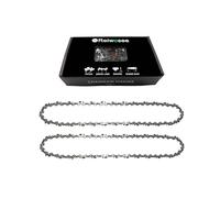 Reiwosee 2 cadenas para motosierra de 16 pulgadas, distancia entre cadenas de sierra de 3/8 pulgadas, grosor del piñón de 1,3 mm, 56 eslabones, adecuado para placa de cadena de 46 cm