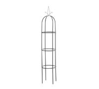 Reja para plantas trepadoras romantika metal negro ø 38 cm