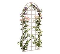Reja para plantas trepadoras viva metal crema antiguo x70x180 cm