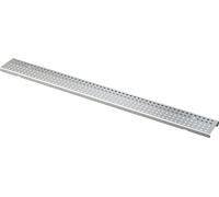 Rejilla Alcadrain para canal de desagüe, 100 mm, acero inoxidable