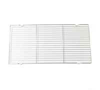 Rejilla antiadherente para parrilla de 41 cm para verduras (L) | Tamaño de 30 x 20 cm, se adapta a parrillas estándar, fácil drenaje de aceite, hornear pan, secar verduras