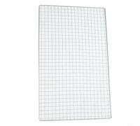 Rejilla de acero galvanizado resistente de repuesto para barbacoa de gas de carbón, red de cocción resistente a la corrosión, 45 x 30 cm, fiesta en el jardín (40 x 25 cm)