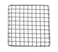 Rejilla de alambre de malla de acero inoxidable BB 1 pieza de rejilla for parrilla de acero inoxidable 304 cuadrada antiadherente for barbacoa, accesorio for parrilla de exterior(37.5x27.5cm)