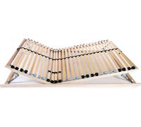 Rejilla de cama de latón con 28 lamas, 7 zonas, 140x200 cm