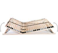 Rejilla de cama de latón con 28 lamas, 7 zonas, 90x200 cm