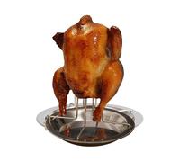 Rejilla De Cocción Vertical Para Pollo Soporte Desmontable De Acero | Parrilla para pato para parrilla de carbón de leña reuniones al aire libre camping picnic fiestas