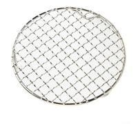 Rejilla de enfriamiento redonda de acero inoxidable 201, rejilla multiusos para hornear con tres patas para horno de cocina, asar al vapor, drenaje, pasteles, pizza, 13-35 cm de diámetro (28 cm)