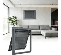 Rejilla de Filtro de Retorno de Aire para conducto de 16"x34" - Cubierta de ventilación HVAC Gris, Panel de Acceso con Lamas para Paneles de Yeso, Ideal para hoteles y para Cubrir Agujeros e