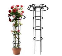 Rejilla de jardín para plantas, poste vertical artístico | Torre de celosía exterior en forma de paraguas para frijoles, tomates, enredaderas, flores, alféizar, patio, balcón