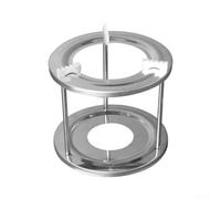 Rejilla de para acero Inoxidable para Estufa de Gas Plegable y Portátil para soporte para calentador de Café 13x13cm Uso Camping