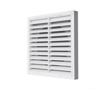 Rejilla de ventilación de aire, difusor central de Louvre de CA, entrada de retorno ABS, sistema de aire fresco, salida de unidad de conducto para ventilación de aire acondicionado (125 mm)