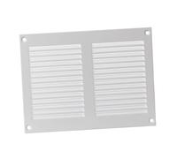 Rejilla de ventilación de Metal, 200 x 150 mm, Color Blanco