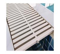 Rejilla Desbordamiento Drenaje Piscina, Filtro Plástico Protector Canal Drenaje ABS, Resistencia UV Entradas Acceso Patios Terraza Tapa Desagüe, Rejilla Desague Ducha ( Color : 25x100x2.5CM/9.85x39.38