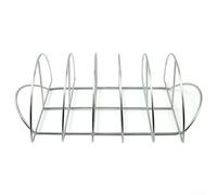 Rejilla Grill para acero Inoxidable 38x25cm Para Carne Rejilla | para acero inoxidable , para superficie antiadherente, para fácil , para ideal para asar carne y pollo