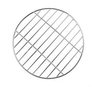 Rejilla Grill Redonda 40cm para Camping y Picnic Exterior | para acero inoxidable, antióxido, , ideal parrillas gas para leña, diámetro 30cm compacto(30cm)