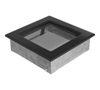 Rejilla negra para chimenea, 17 x 17 KRATKI