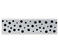Rejilla para desagüe de ducha Alcadrain BUBLE - acero inoxidable cepillado - longitud 1450 mm