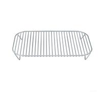 Rejilla para parrilla al aire libre de doble capa de acero inoxidable - Kit de parrilla plegable para barbacoa componente para pescado y verduras - Construcción robusta para uso en fogatas (paquete