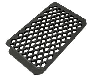 Rejilla para parrilla eléctrica, fabricada en hierro fundido, de 34 x 20 cm